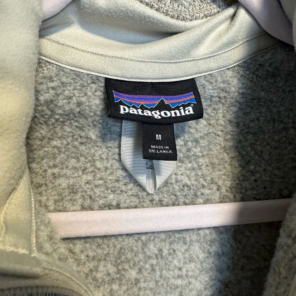 Patagonia W's Better Sweater 1/4 Zip Fleece Pullover - Pelican - Picture 5 of 5